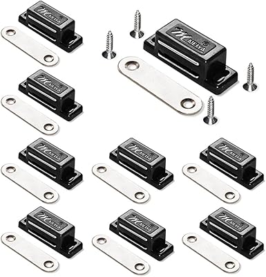 Loquet de porte magnétique, loquet en plastique robuste pour cuisine, salle de bain