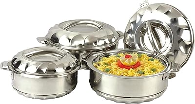 Batterie de cuisine national casserole, lot de 3 pièces 2500/1500/1000