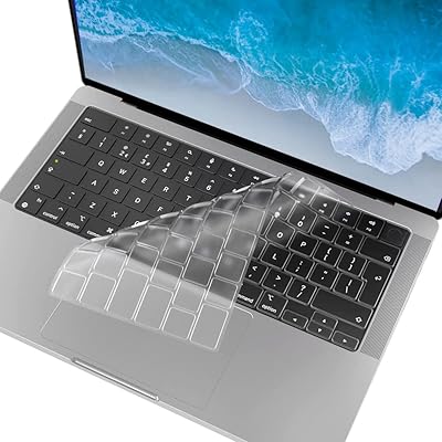 Protecteur de clavier ultra fin, compatible avec macbook pro 14" et 16"