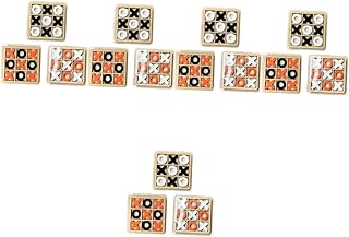 Toyvian 15 ensembles d'échecs de table basse rustique pour enfants décor