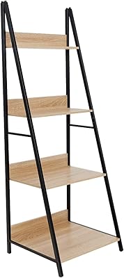 Bibliothèque échelle c-hopetree - bibliothèque - support pour plantes à 4 niveaux