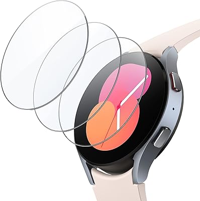 Protecteur d'écran geetech pour samsung galaxy watch 5-4 taille 40 mm verre trempé
