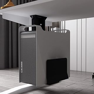 Support d'ordinateur sous le bureau zechop, support mural réglable en hauteur