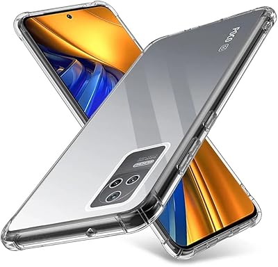 Coque arrière transparente en silicone souple et flexible avec coins absorbant les chocs
