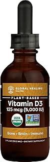 Vitamine d3 liquide suntrex global healing center | 5 000 ui pour hommes