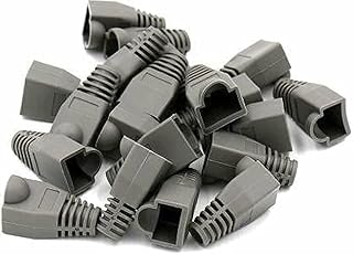 Dkurve® 100 pièces en plastique souple cat5e cat6 ethernet rj45 capuchon de câble