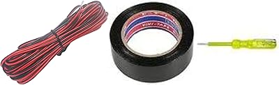 Câble d'extension abbasali 2pin 20m pour bandes led, cordon électrique professionnel noir rouge