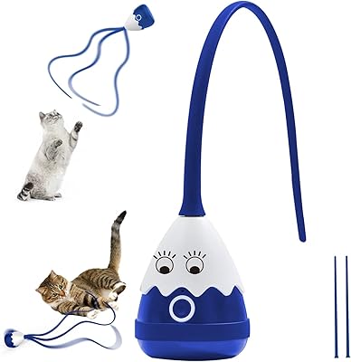 Jouet baguette pour chat petchronies jouet leurre automatique 2 en 1