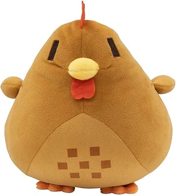 7.9" jouets en peluche de poulet stardew valley, poupée en peluche de poulet