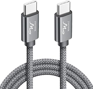 Câble de charge rapide iona type c vers 3a cordon tressé usb compatible