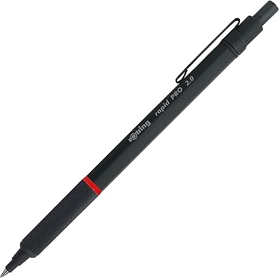 Porte-mines rétractable rotring rapid pro | 20 mm noir