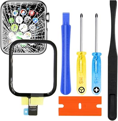 Kit de réparation de vitre avant mmobiel compatible avec apple watch 4