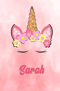 Sarah : carnet a5 | nom personnalisé sarah | noms de journal personnalisés
