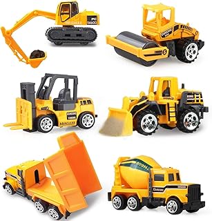 Ensemble de jouets en alliage moulé sous pression de mini véhicules de construction
