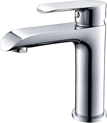 Robinet mitigeur d'évier à poignée unique, corps de cylindre, robinet d'évier de salle