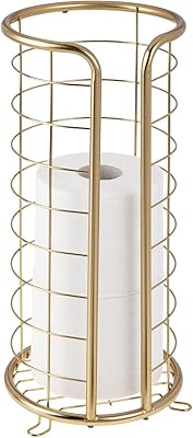 Support de rangement de papier toilette sur pied en métal mdesign 3