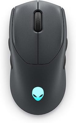Souris de jeu sans fil tri-mode alienware aw720m - sans fil 2,4 ghz