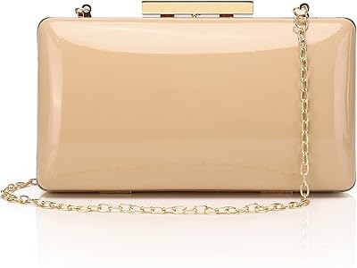 Sac de soirée en cuir verni pour femme, petit sac à main