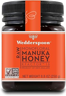 Wedderscuillère, miel de manuka brut, kfactor 16, 250g