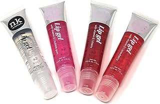 Lot de 4 gels à lèvres nykaa k (transparent, fraise, cerise, bubble gum). Des produits authentiques à prix réduits sur Diaytar Sénégal