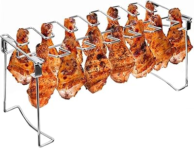 Triceratops 2 paquets de grille, support de cuisse et d'ailes de poulet, support