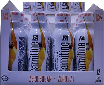 Crème de carnitine fa engineered nutrition 3000 portions avec vitamine b6, sans sucre