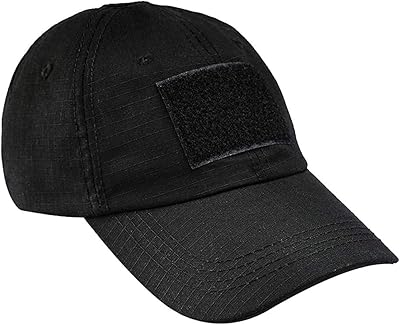 Chapeau d'opérateur tactique avec 6 écussons de drapeau américain pour la pêche