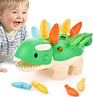 Jouet montessori pour bébé dinosaure jouet d'apprentissage pour tout-petits de 6 12 9