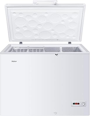 Congélateur haier au milieu, capacité 370 litres - blanc hcf370h
