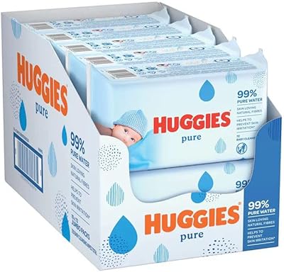 Lingettes humides huggies pure extra care de baby wet - paquet de 72
