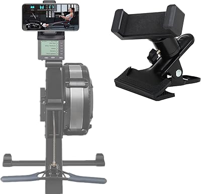 Support de téléphone universel pour rameur, support de téléphone réglable en métal