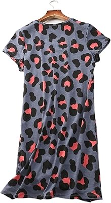 Robe pour femme tricotée mignonne de nuit imprimée femmes vêtements
