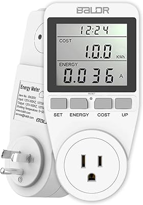 Moniteur d'électricité balder us pour la maison prises de compteur kilowatt wattmètre qui