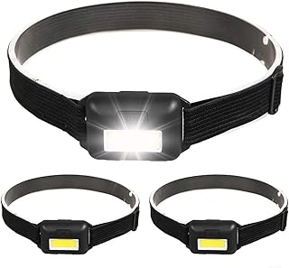 Mini lampe frontale led (3 pièces) 3 modes pour la course, la promenade