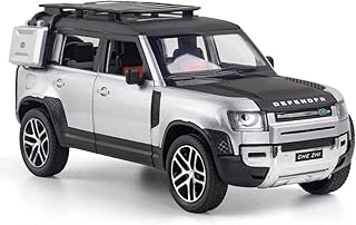 Jouet de voiture moulé sous pression defender - 1:24 avec lumière et son