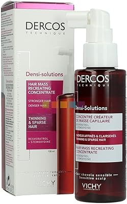 Vichy dercos densi-solutions concentré recréateur de masse capillaire pour cheveux clairsemés et clairsemés