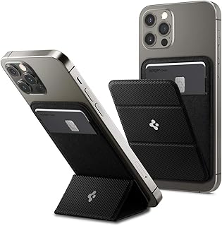 Porte-carte magnétique pliable spigen smart (magfit) conçu pour magsafe avec support compatible
