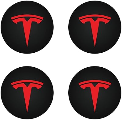 Couvre-moyeux de roue (4 pièces) pour kavanic tesla model y model 3, couvercle