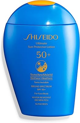 Lotion de protection solaire ultra shiseido spf 50 pour unisexe - 5 oz