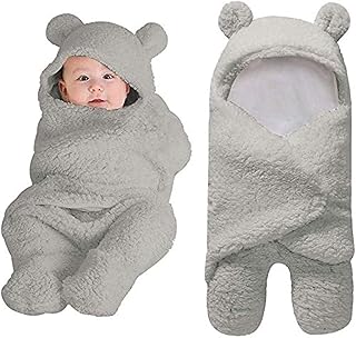 Zhin couverture de sac de couchage pour nouveau-né, jolie couverture en velours