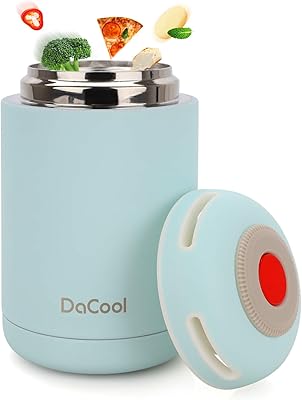 Dacool pot de nourriture chaude isolé sous vide en acier inoxydable
