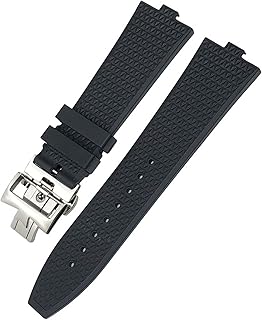 Kkfaus bracelets de montre en caoutchouc fluoré pour vacheron constantin 5500v 4500v 7900