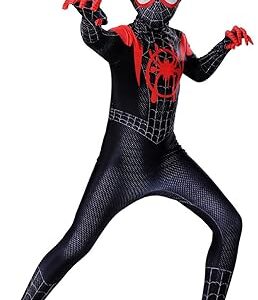 Costume de super-héros 3d en élasthanne pour enfants dans le film spider-verse miles morales. Diaytar Sénégal : Simplicité, rapidité, économie