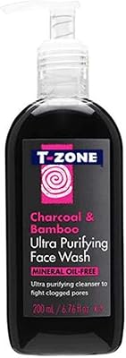 Nettoyant visage zone t nettoyant en profondeur au charbon de bois et au