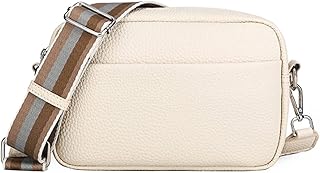 Sac bandoulière pour femme, petit sac en cuir avec bandoulière épaisse, sac bandoulière triple fermeture éclair avec sangle guitare. Diaytar : Là où commence votre expérience shopping idéale