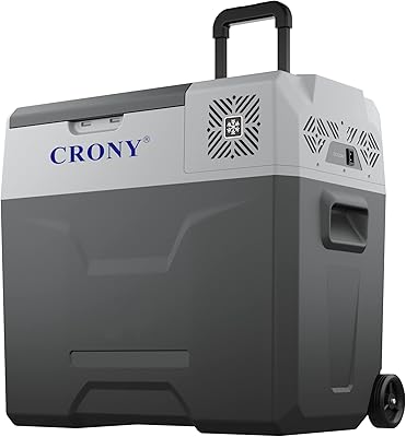 Réfrigérateur de voiture crony cx50/dc/ac avec réfrigérateur portable pour camion de 50 l