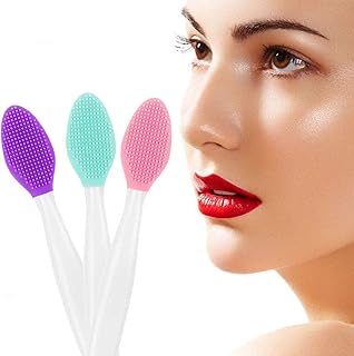 3 pièces brosse nettoyante pour le visage en silicone soins de la peau