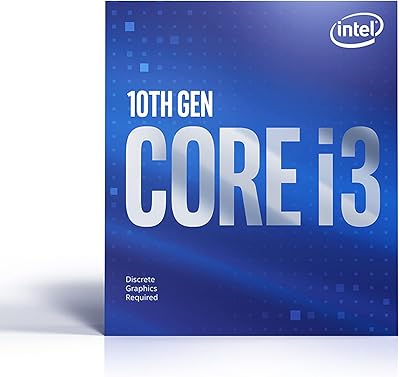 Cpu intel bx8070110100f core i3-10100f / 3,6 ghz / 6 mo lga1200 4c