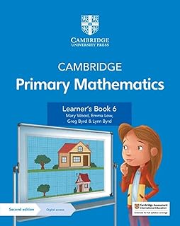 Livre d'apprentissage des mathématiques primaires de cambridge 6 avec accès numérique (1 an)