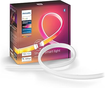 Bande lumineuse graduée philips hue de 1 mètre pour synchroniser avec les divertissements